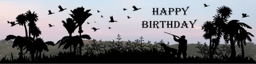 DPHUNTDUCK - Happy Birthday Duckhunter Panel 1 Digital Print image